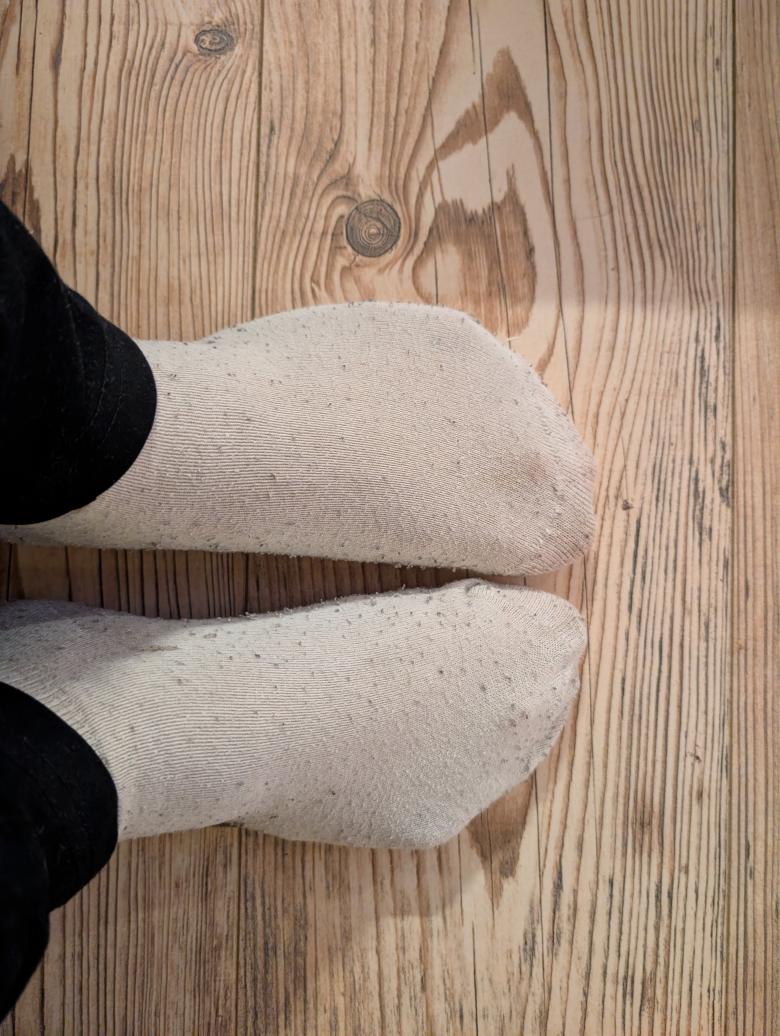Weiße Socken