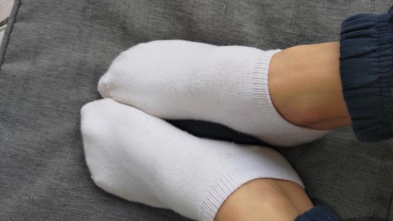 Weiße Duft Socken