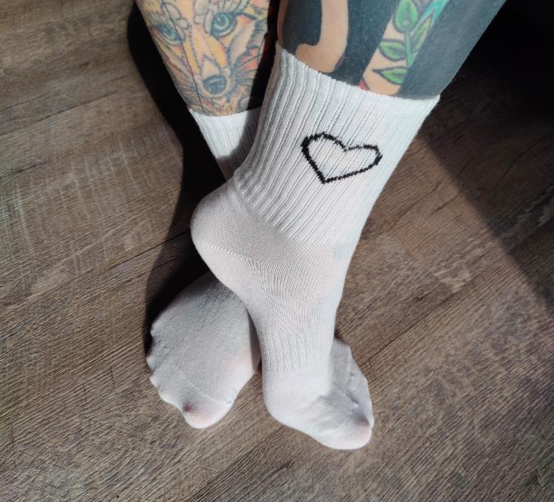 cute withe socks