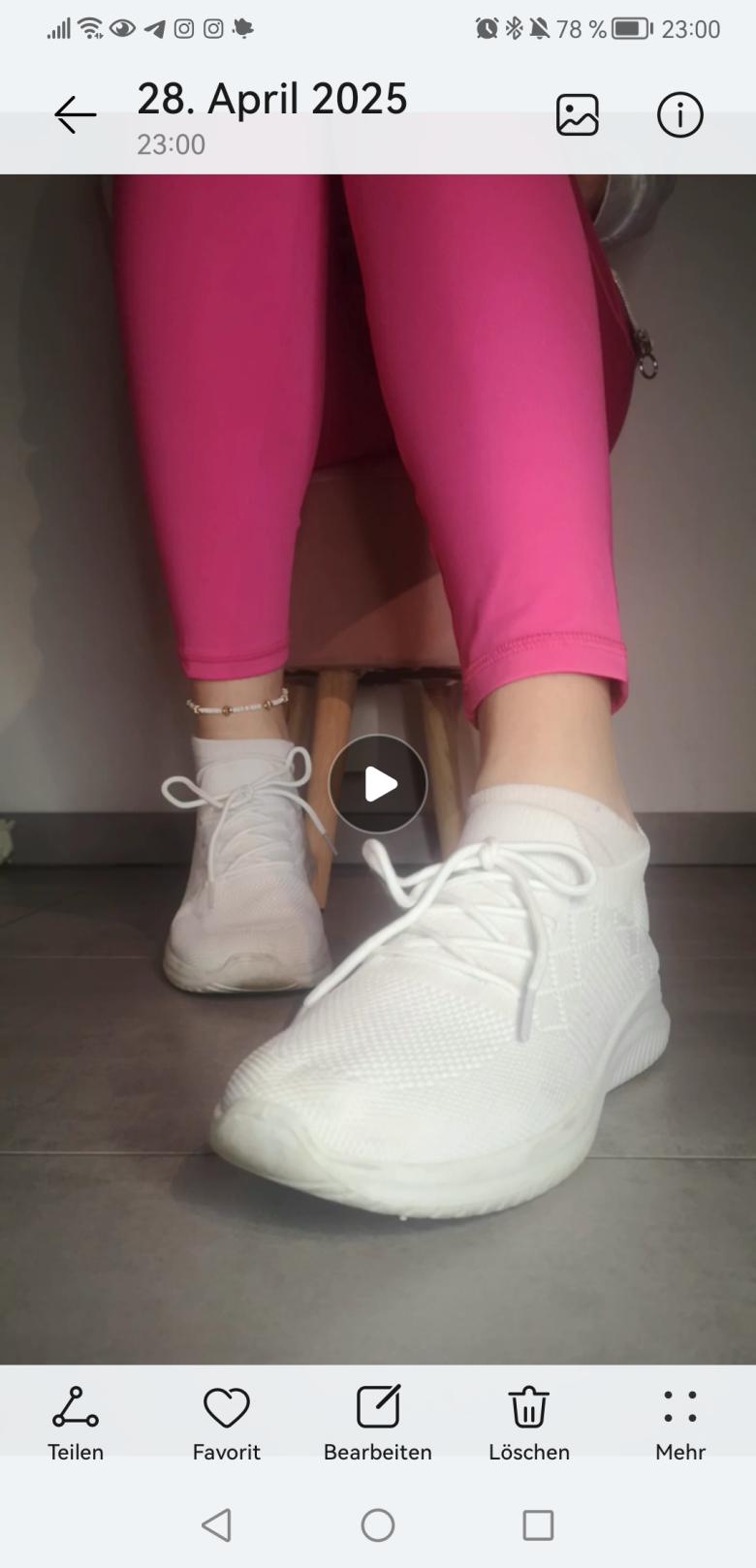 Ich ziehe Socken und Schuhe aus 😉