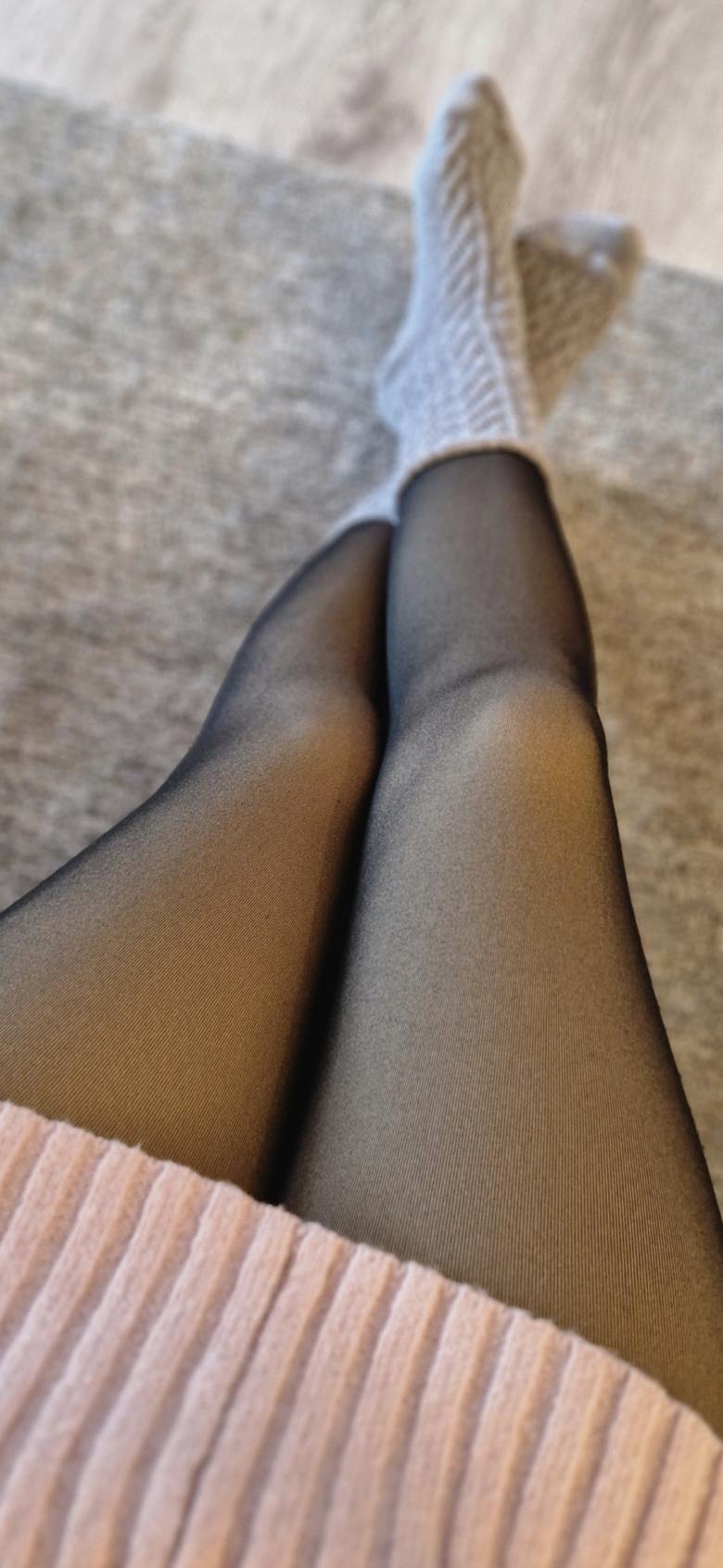 Strumpfhose + Kuschelsocken