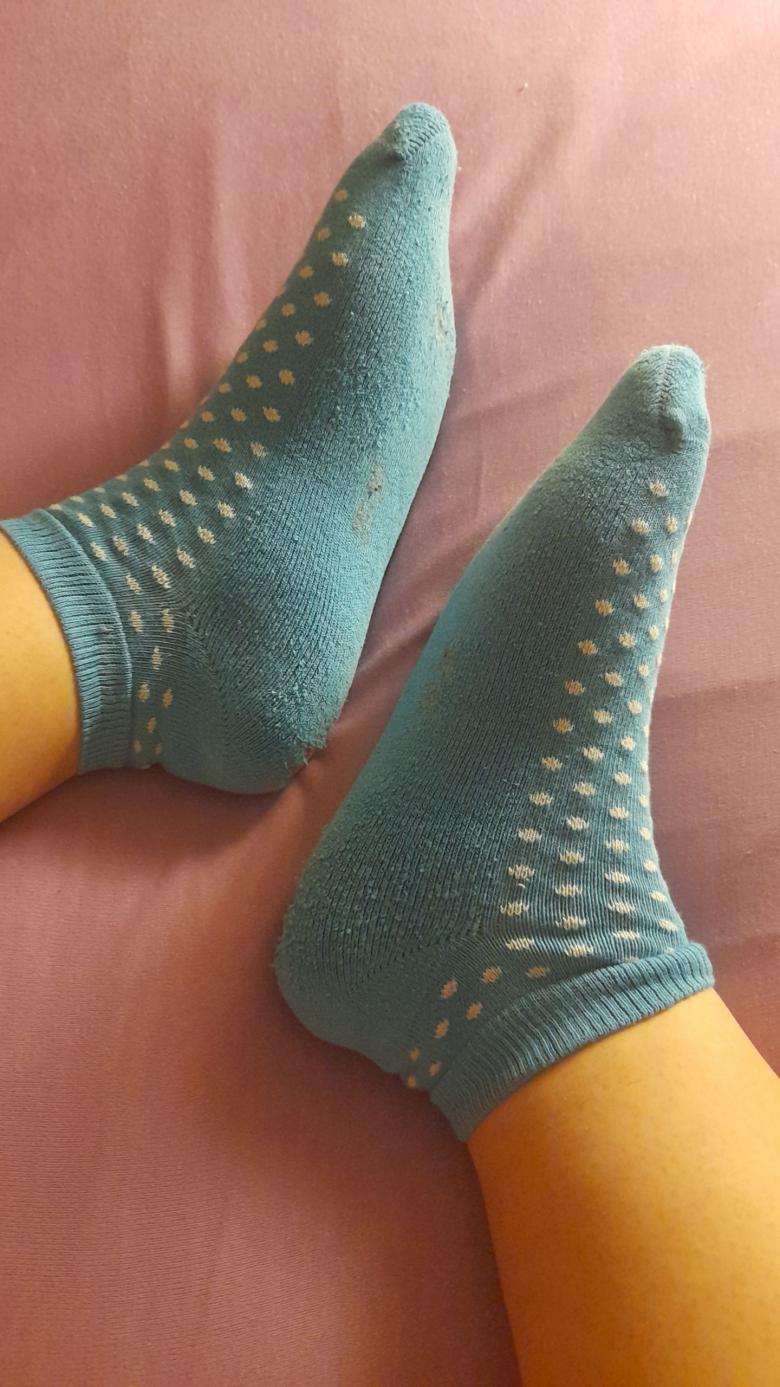 blaue Sportsocken