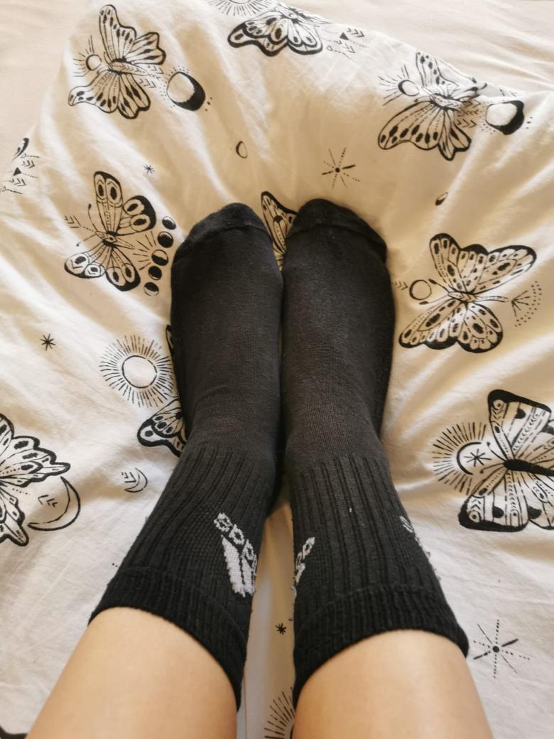 schwarze Socken