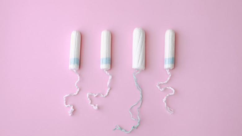 Getragene Tampons