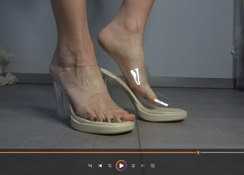 sexy transparente High heels