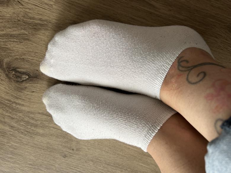 Weiße Socken