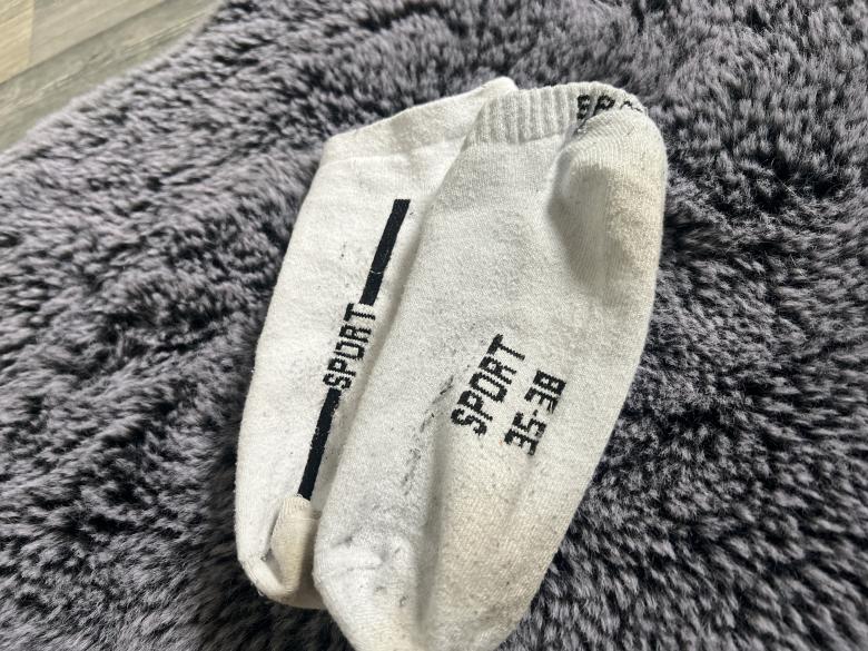 Getragen 2 Tage alte Socken
