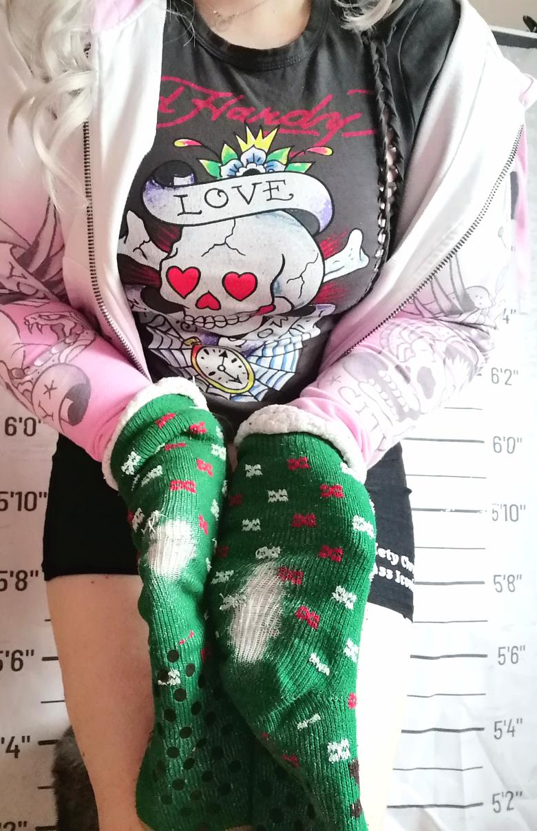 Socken mit Anweisung