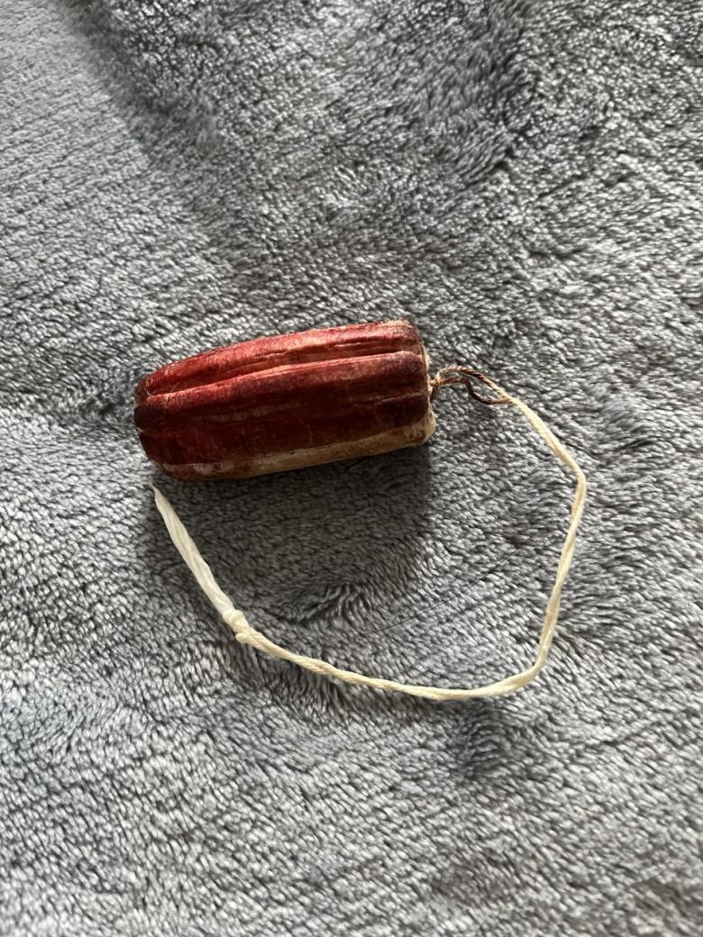 vollgesogener Tampon frisch